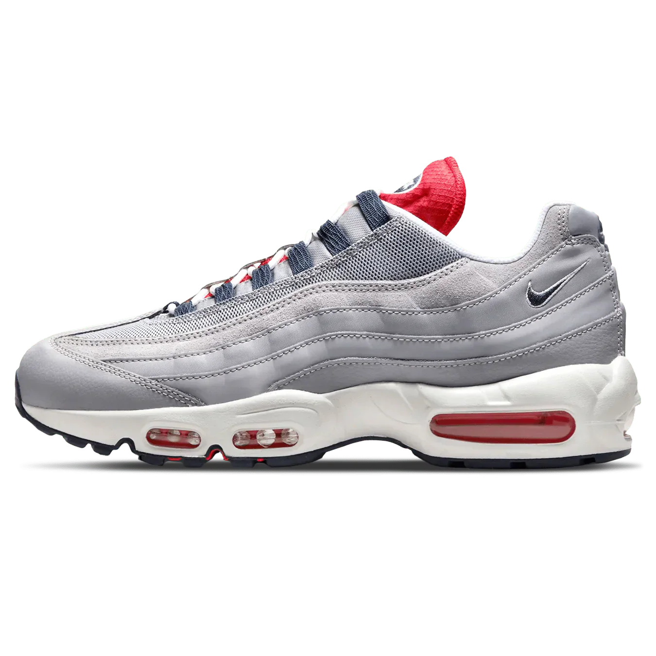 Nike Air Max 95 'Grey Navy Crimson'