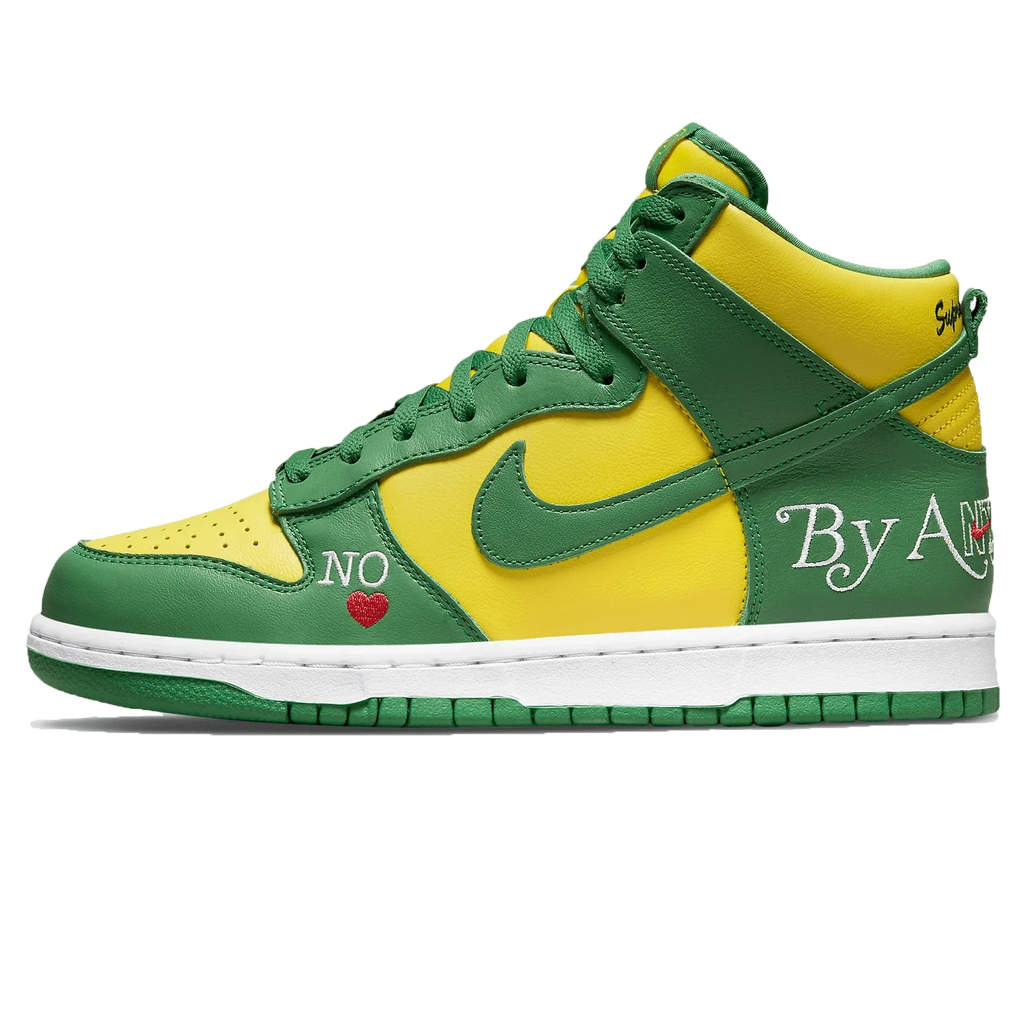 Nike SB x Supreme Dunk High 'By Any Means Brazil'