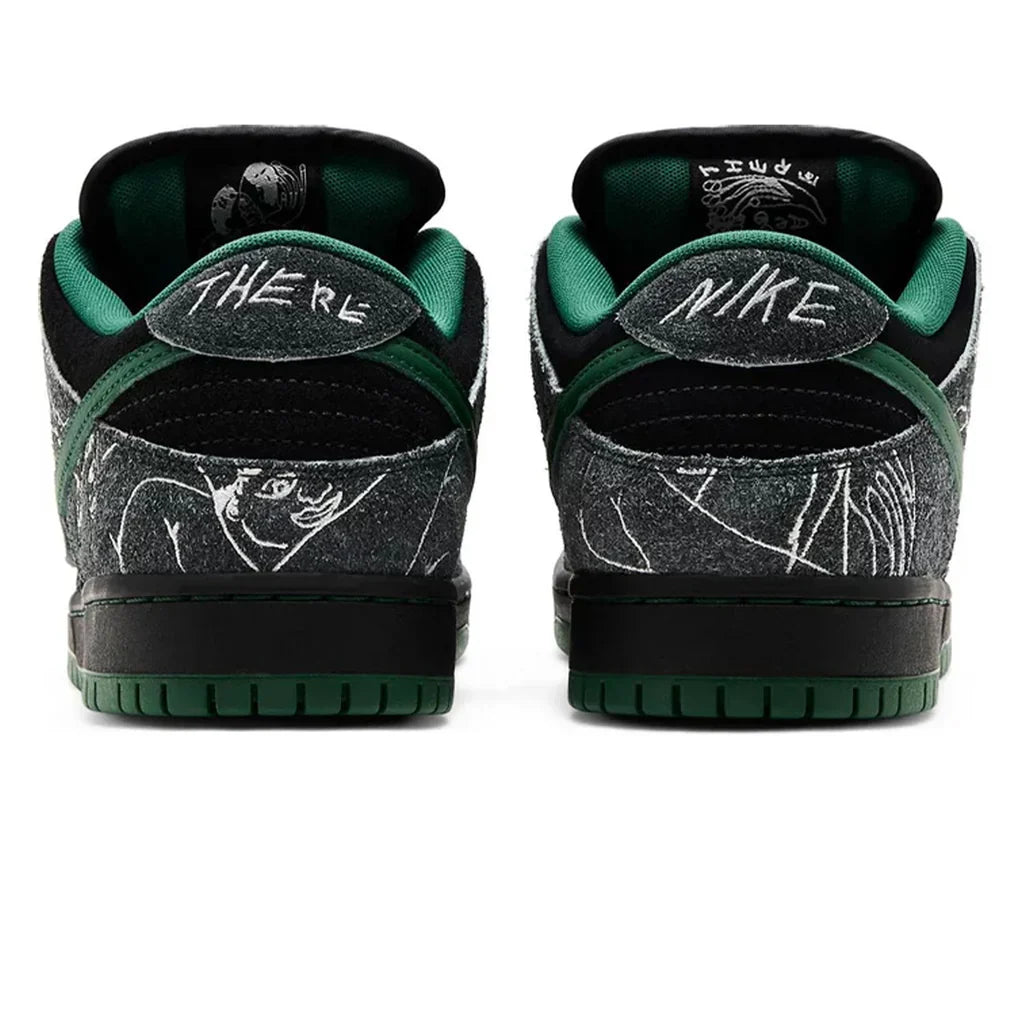 Nike SB x There Skateboards Dunk Low 'Anthracite Gorge Green'